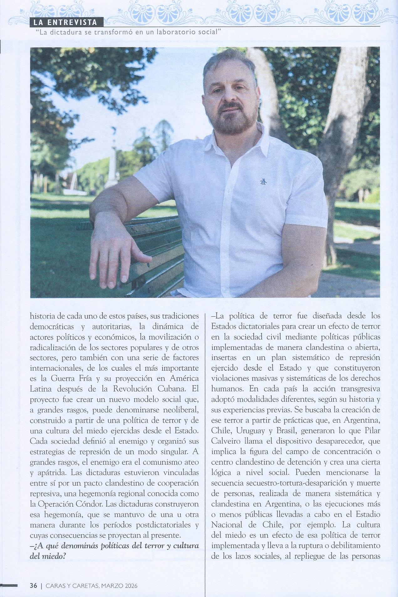 Caras y Caretas, Marzo 2026