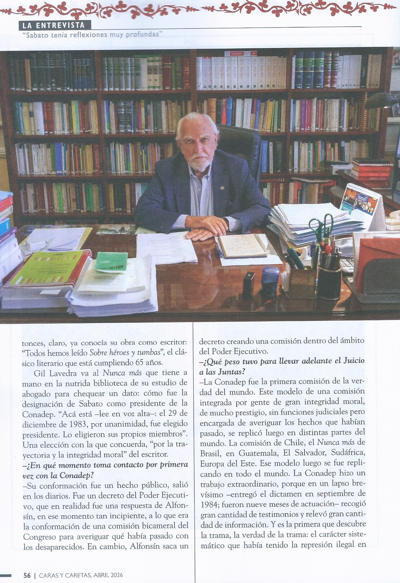 Caras y Caretas, Abril 2026